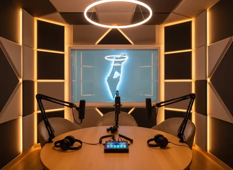 אולפן הקלטות פודקאסט מקצועי