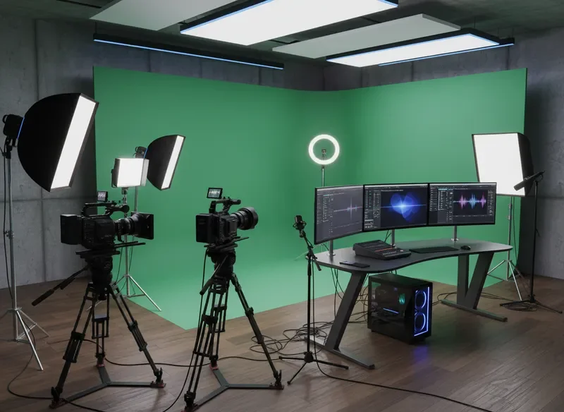 אולפן הפקת וידאו דיגיטלי