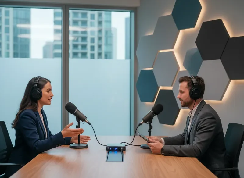 ראיון פודקאסט עסקי מקצועי